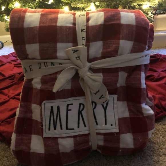 Rae Dunn Other - Rae Dunn Sherpa Throw Buffalo Check